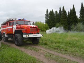 В Перми прошли учения по отработке навыков ликвидации лесных пожаров